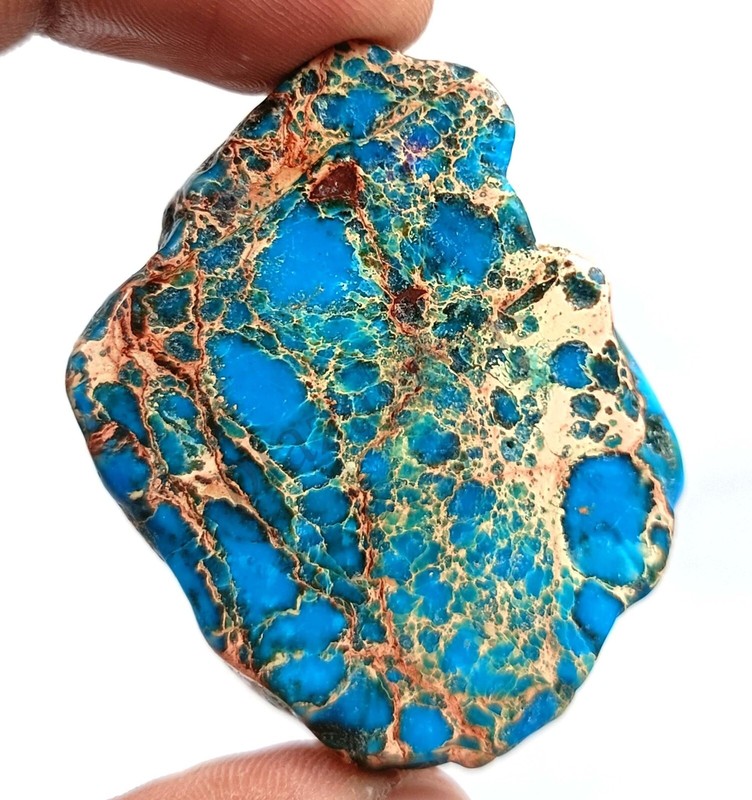 75.00 Ct Uncut Rough Natural Blue Turquoise Certified Gemstone 5ATV
