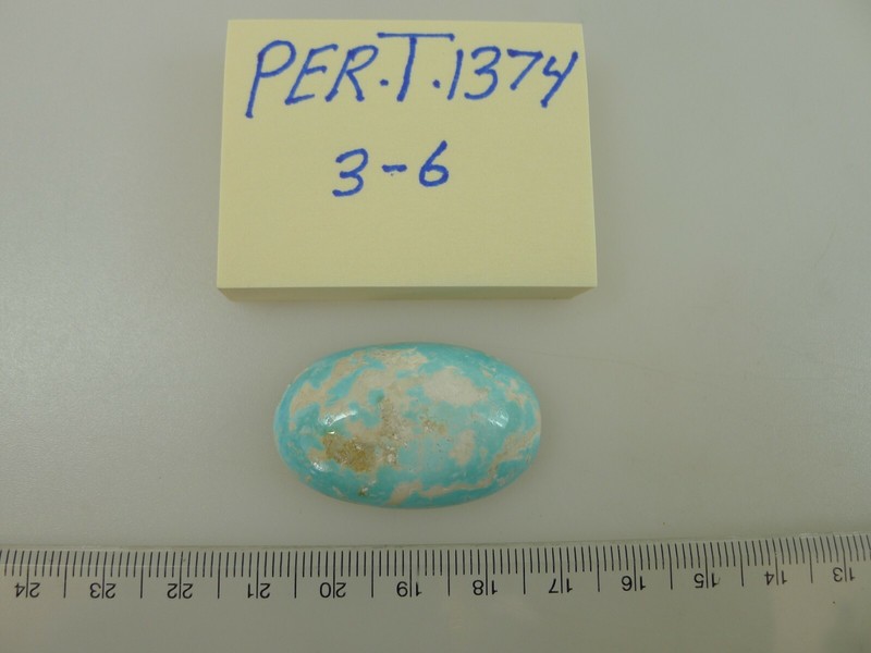 Persian Turquoise 100% Natural 1 Oval Cabochon 70 TCW