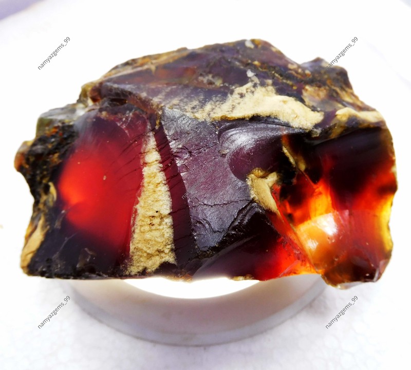 838 Ct Natural Honey Baltic Amber Untreated Certified Uncut Rough Loose Gemstone gallery