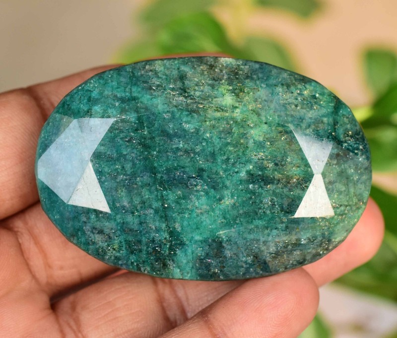 Natural Huge Green Zambian Emerald 396.00 Ct Certified Oval Cut Loose Gemstone