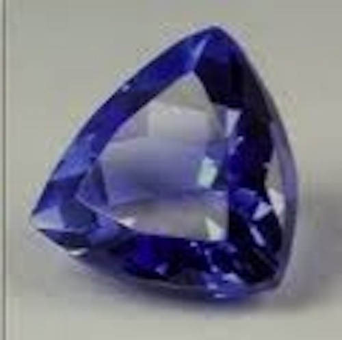 Lab-Created Blue Sapphire Trillion Faceted (3x3mm to 11x11mm)