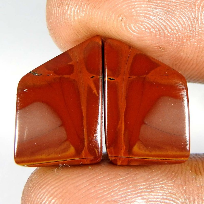 13.05Cts100%Natural Noreena Jasper Fancy Pair Cabochon Loose Gemstone