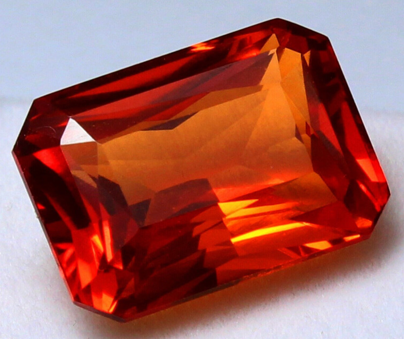 Natural 17.50 Ct Certified Tanzania Orange Tanzanite 16×12 MM Stunning AAA+ Gems