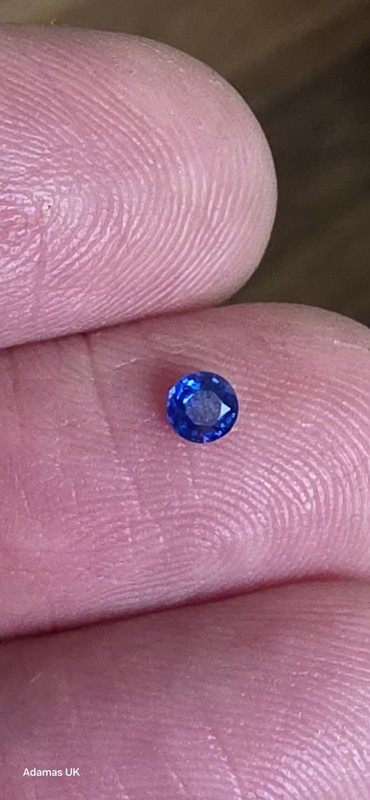 0.26 Ct natural blue sapphires natural loose gemstones (3.66×3.63×2.22mm)