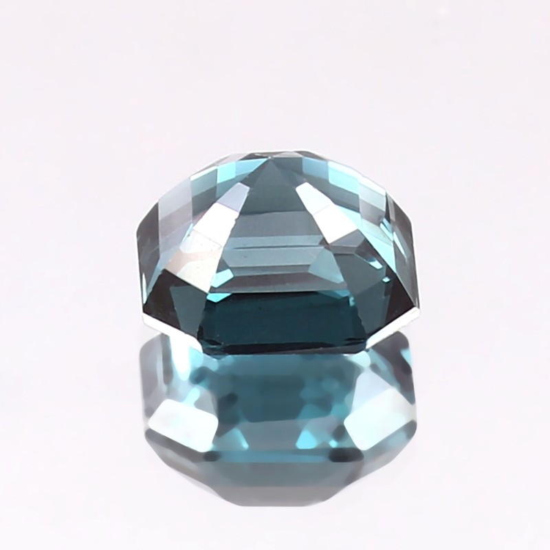 AAA Fantastic Natural Blue Green Tourmaline Loose Asscher Cut Gemstone 10x10 MM gallery