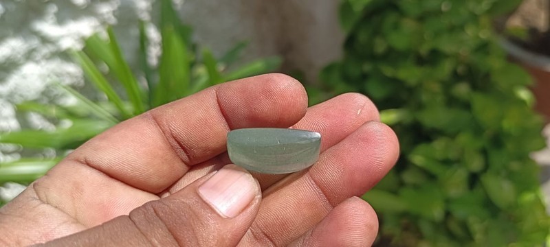 Natural Milky Aquamarine Cushion Cut Cabochon Loose Gemstone 38 Caret 1 Piece gallery