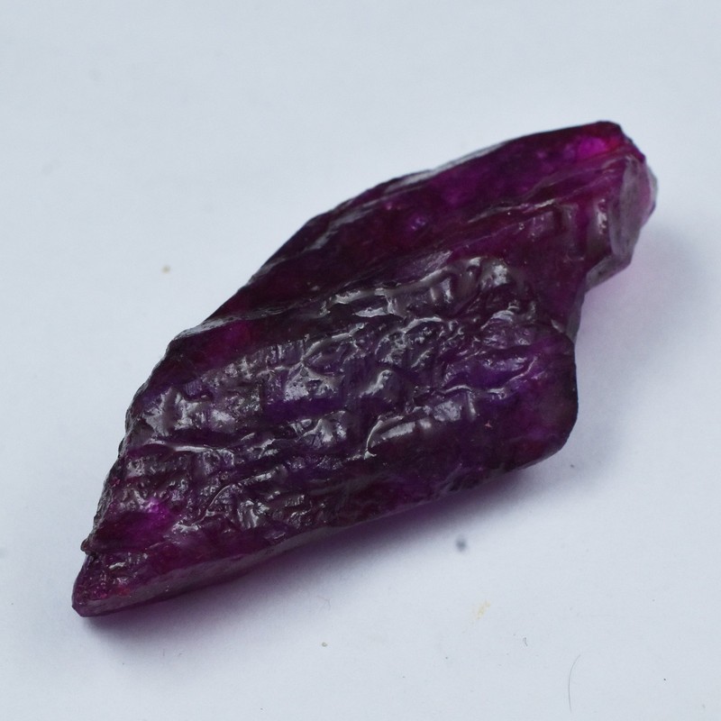 88 Ct Natural Purple Sapphire Uncut Rough CERTIFIED Gemstone Free Delivery gallery