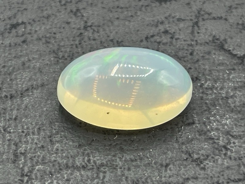 3.15ct Ethiopian Blue Opalescent Cabochon Oval Cut 13.2 X 8.6 X 6.1mm (T1874)