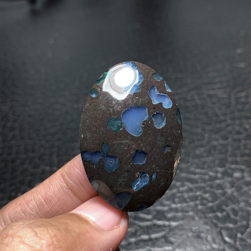 Amygdaloidal Agate Cabochon 39x27x6mm High Quality 52 ct