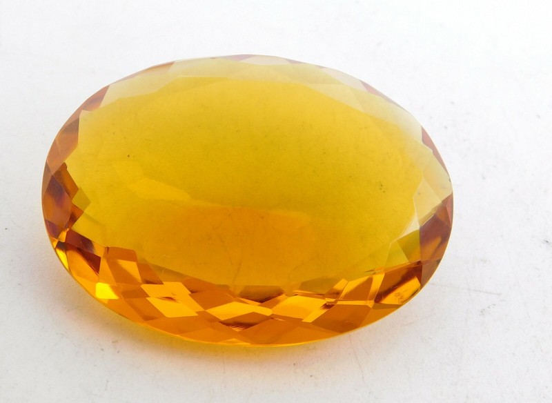 30X40 MM Lab-Created Citrine Oval Cut Lot Loose Gemstone 86.50 Cts 1 Pcs P-750 gallery