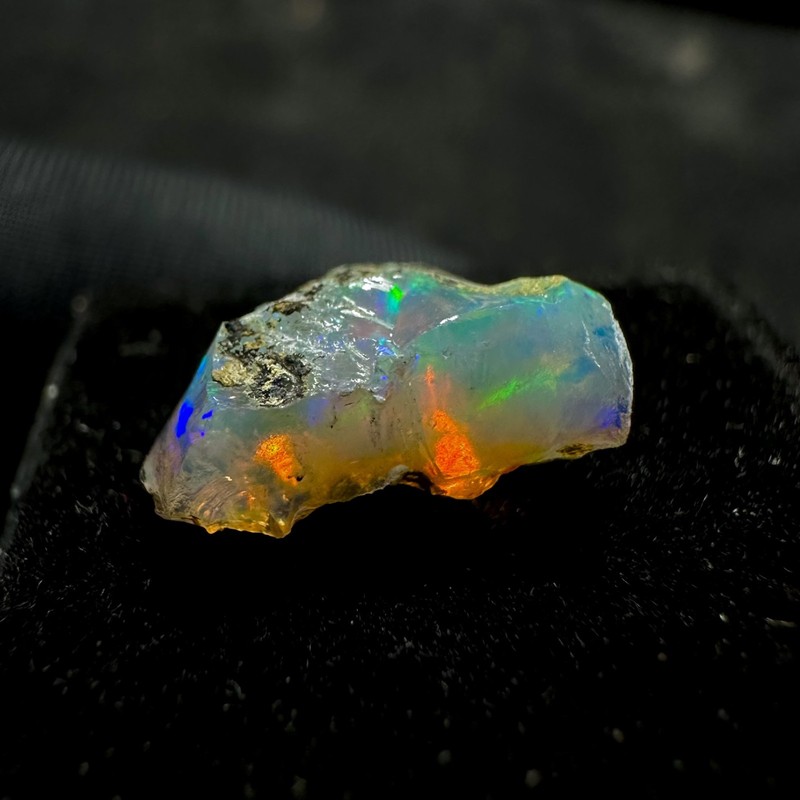 Dry Opal Rough Lot Natural Ethiopian Welo Opal Raw AAA cut grade rough 2.55 CTS gallery