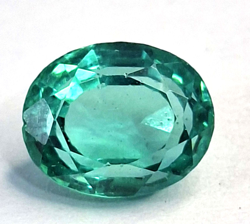 Zambian Natural Green Emerald Oval Cut 5-7 Carat Certified Loose Gemstone TQ1330