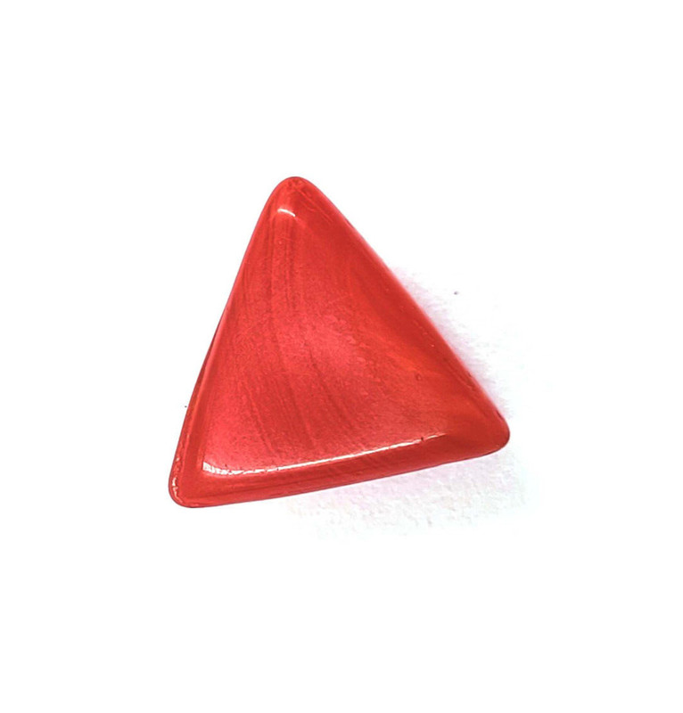 A One Piece 2-3Ct Red Coral Certified Italy Opaque Loose Gemstone 24N gallery