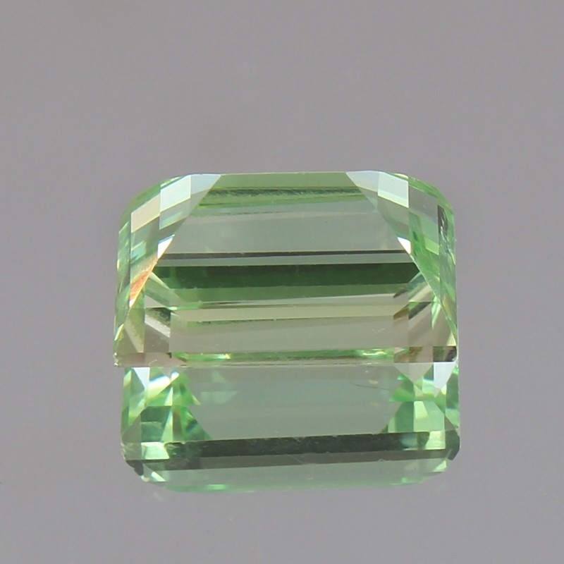 AAA 13x9 MM Natural Ceylon Green Parti Sapphire Loose Baguette Cut Gemstone gallery