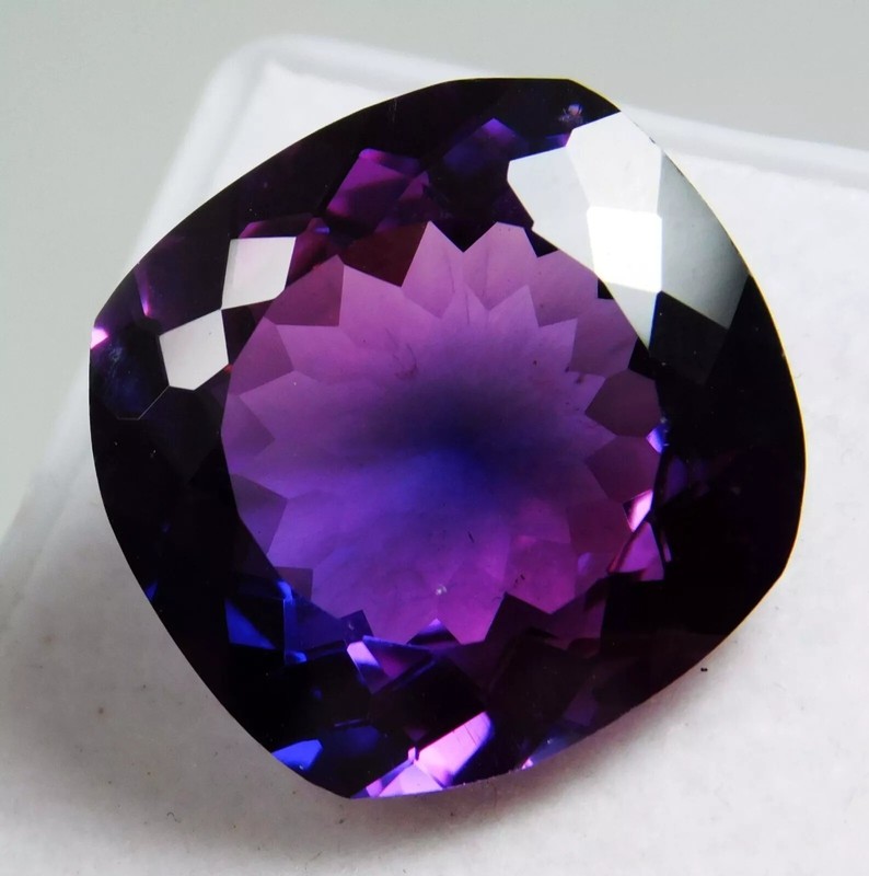Radiant Cut Purple Blue Taaffeite 18-20 Ct Natural Loose Gemstone EGL Certified gallery