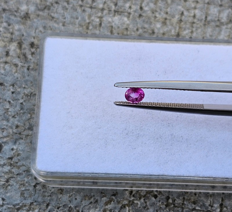 Pink Sapphire 4.3x3.6mm Oval Loose Gemstone! gallery