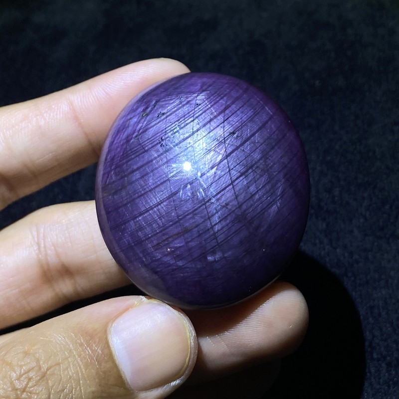 473 Cts Natural Star Ruby Gemstone Oval Shape Size 48x41x22 mm foJewelry Making