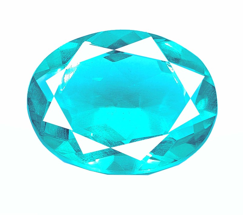 Lab-Created Certified 104Ct Blue Topaz From London Oval Shape Loose Gemstone KUJ