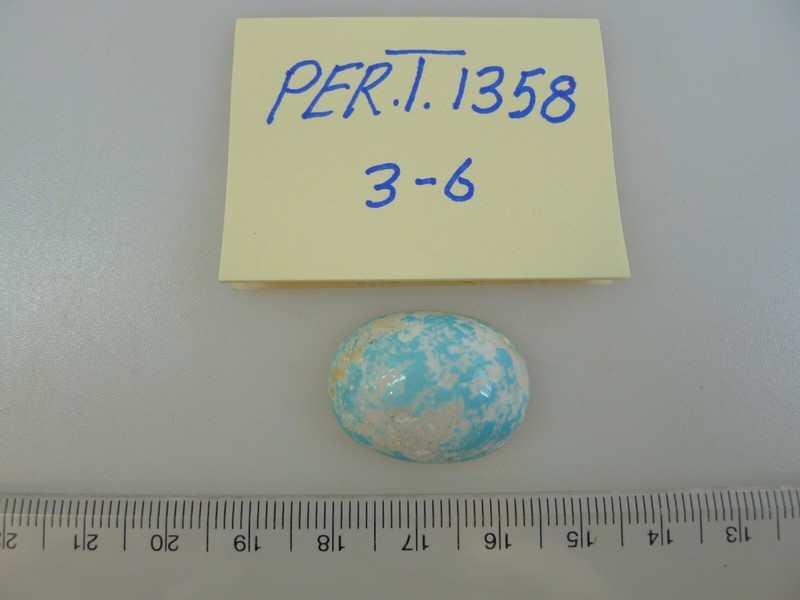 Persian Turquoise 100% Natural 1 Oval Cabochon 30 TCW