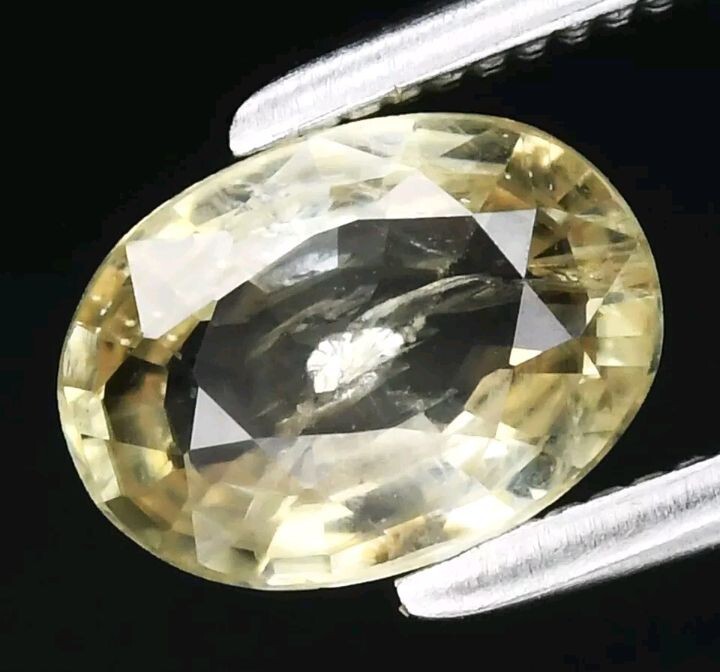0.79 Ct Rare Yellowish Green Sapphire