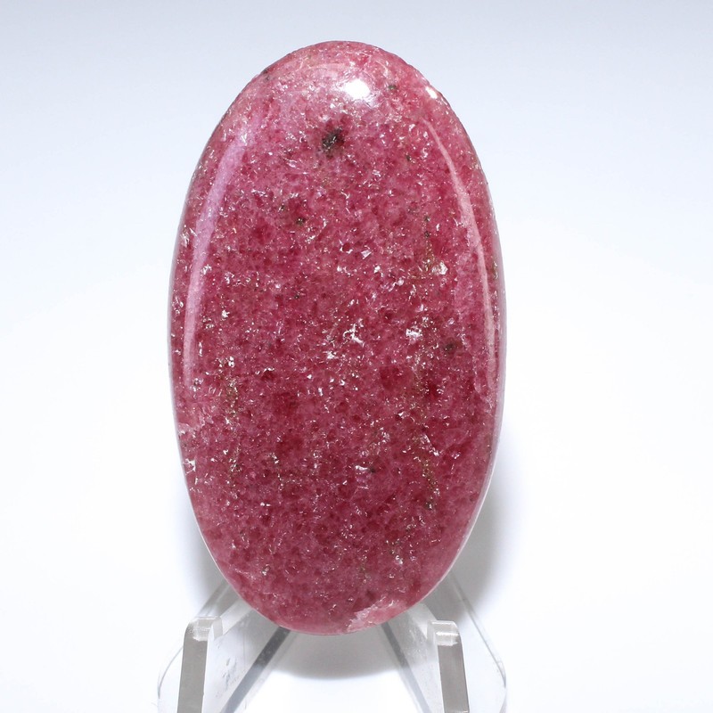 104.10 Ct. AA Rhodonite Oval Cabochon Loose Gemstone 52x29x5 mm