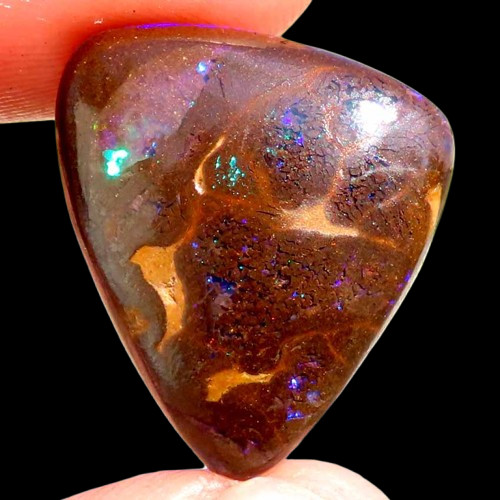 15.50 Cts. 100% Natural Awesome Boulder Opal FANCY 16X19X05 MM Cab Gemstone