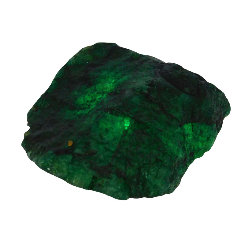 139 Ct Natural Emerald Huge Rough CERTIFIED Earth Mined Green Loose Gemstone