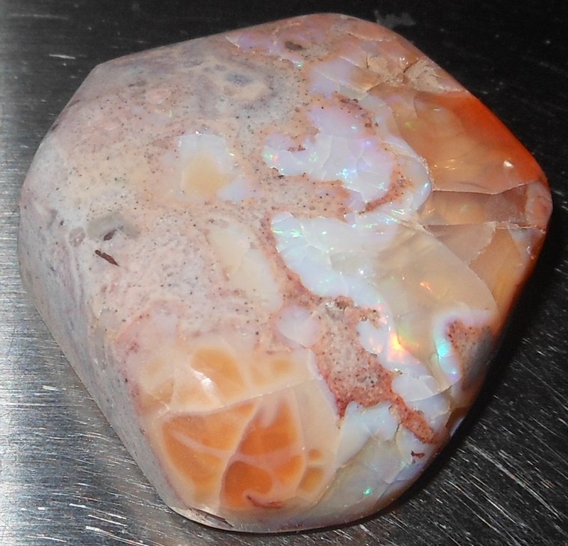 Mexican Fire Opal Cantera 54ct Bonanza Sale Earth-Mined 30x28x9mm