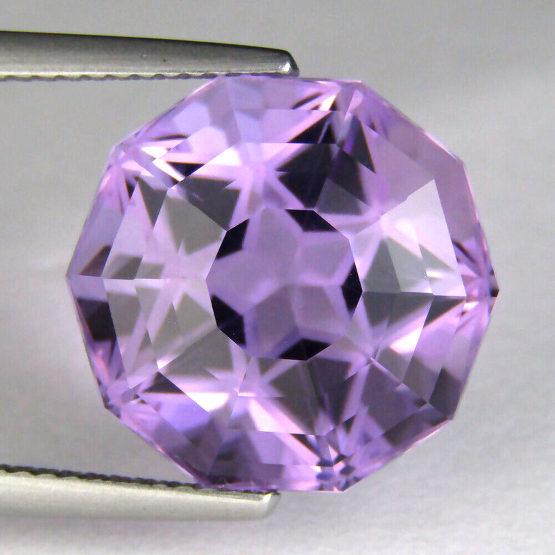13.35 Ct EXCELLENT ROUND CUSTOM CUT NATURAL AMETHYST LOOSE GEMSTONE gallery
