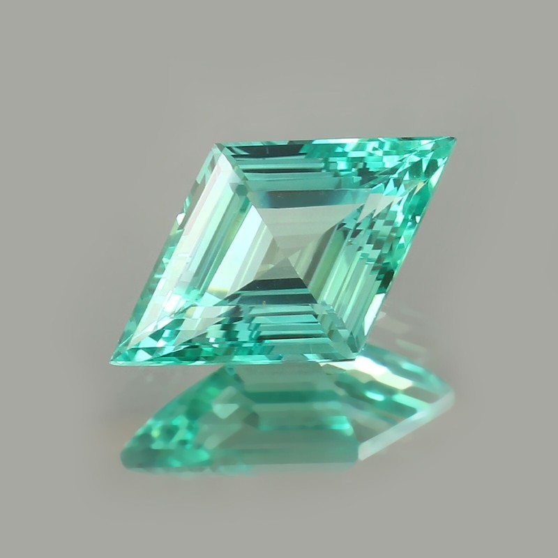 AAA Natural Ceylon Blue Green Parti Sapphire Fancy Cut Loose Gemstone 17.50 Ct