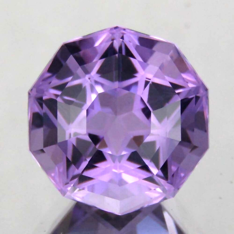 13.35 Ct EXCELLENT ROUND CUSTOM CUT NATURAL AMETHYST LOOSE GEMSTONE gallery