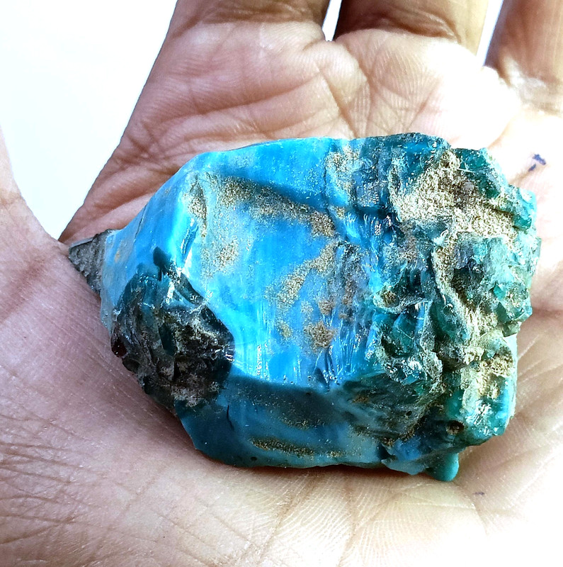 Beautiful Item 225 CT Natural Blue Turquoise Rough EGL Certified Gemstone 6AHN