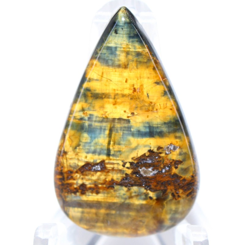 24.30 Ct. Rare Nellite Pear Cabochon Loose Gemstone 32x20x4 mm