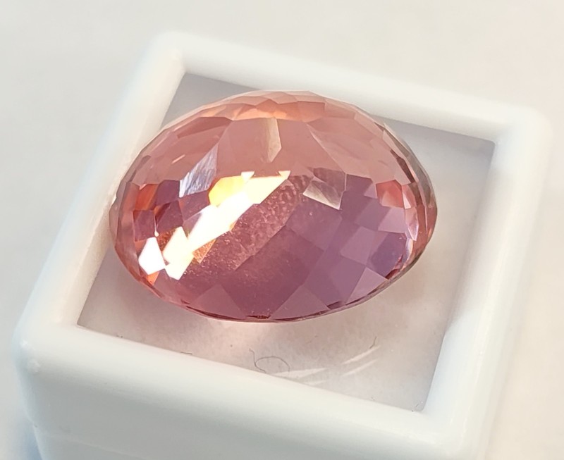 Padparadscha Sapphire Oval Cut 36-38 Ct Natural Loose Certified Gemstone RK064 gallery