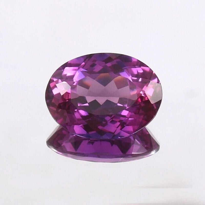 Natural Purple Sapphire Oval Cut 11.15 Ct Flawless Certified Loose Gemstone