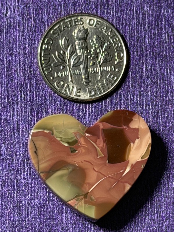 Willow Creek Jasper Heart Cabochon gallery