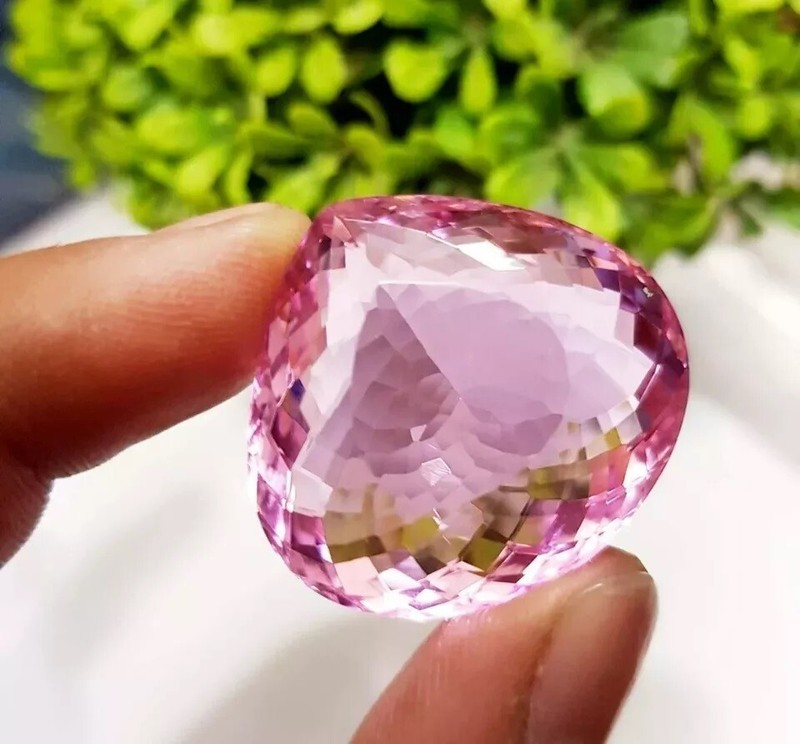 Certified 100.55 Ct Pear Cut Brazilian Natural Pink Color Topaz Loose Gemstone