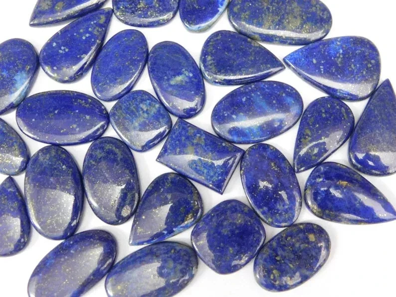 AAA+ Natural Lapis Lazuli Cabochon Good Quality Genuine Stone Free Form