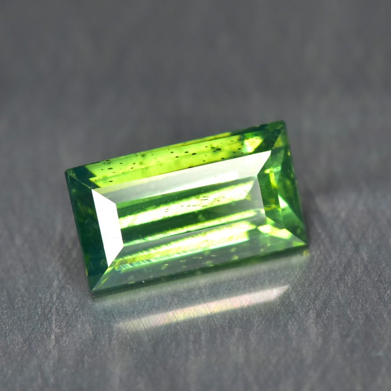 1.78Ct Emerald Cut, Outstanding Unheated Green Zircon _Sri-Lanka