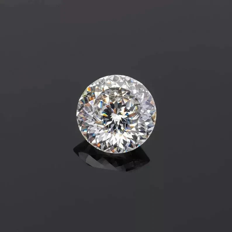 2 Ct Natural White Diamond Round Portuguese Cut VVS1 D Grade IDGL Certified F3