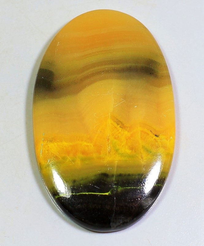 75 CT 5X30X48 mm NATURAL BUMBLE BEE JASPER OVAL CABOCHON JEWELRY GEMSTONE DC-48