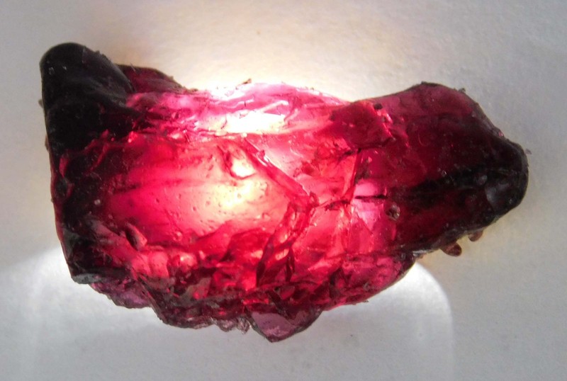 CERTIFIED 169 Carat Natural Garnet Earth Mined Rough Red Loose Gemstone