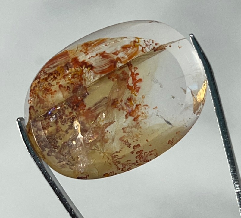 IPDI-1 Dendrite Quartz 33.70ct 30x22x6mm Oval, picture stone garden branches gallery