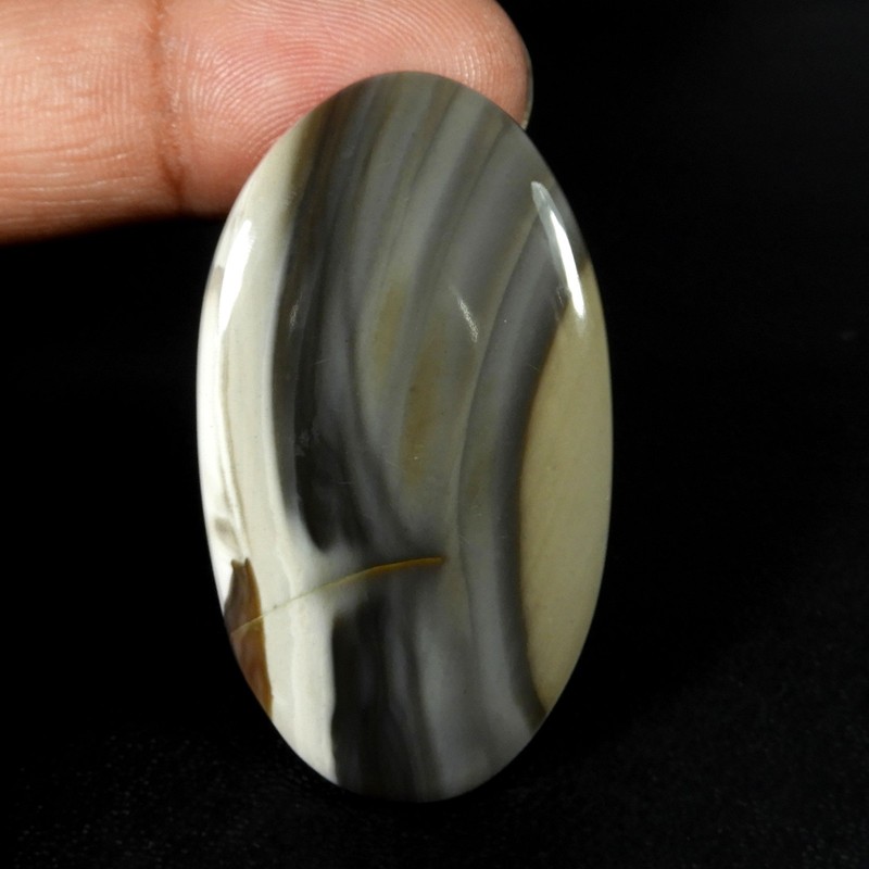 Natural Flint Japer Stone Gemstone Cabochon Oval Shape Loose 52 Cts FS-20