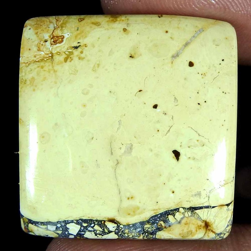 57.10Cts100%Natural Antique Maligano Indonesian Jasper Cushion Cabochon Gemstone