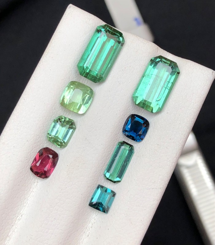 7.15 Cts Natural Tourmaline mix Color gemstone lot From Afghanistan