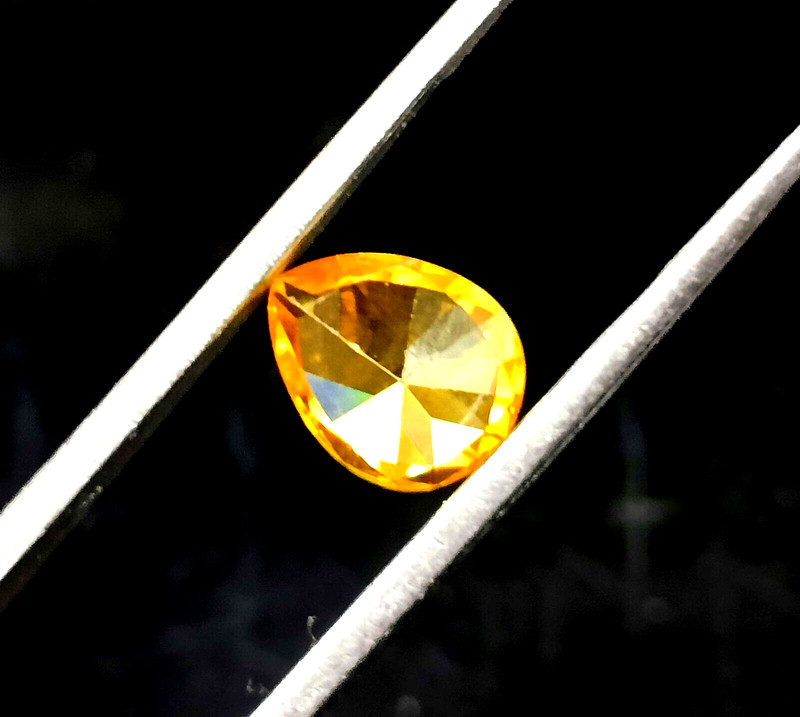 Superb Quality Yellow Sapphire Kashmir 4-4.95 Ct Pear Cut Certified Gems JKD gallery