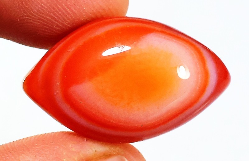 45 Ct 11X18X30 mm Natural Eye Agate Cabochon Evil Protector Gemstone CZ-710