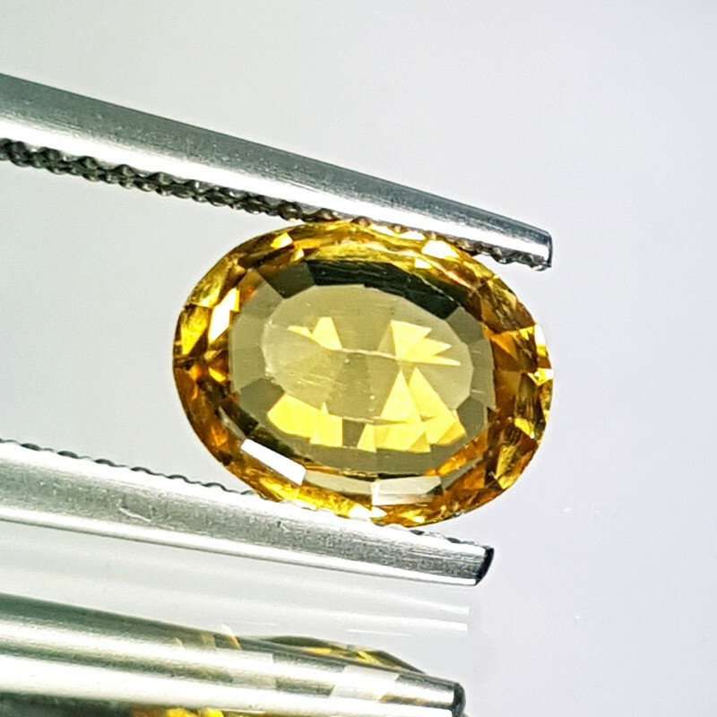 NATURAL GOLDEN YELLOW ZIRCON 2.65 CARATS STUNNING GEMSTONE gallery