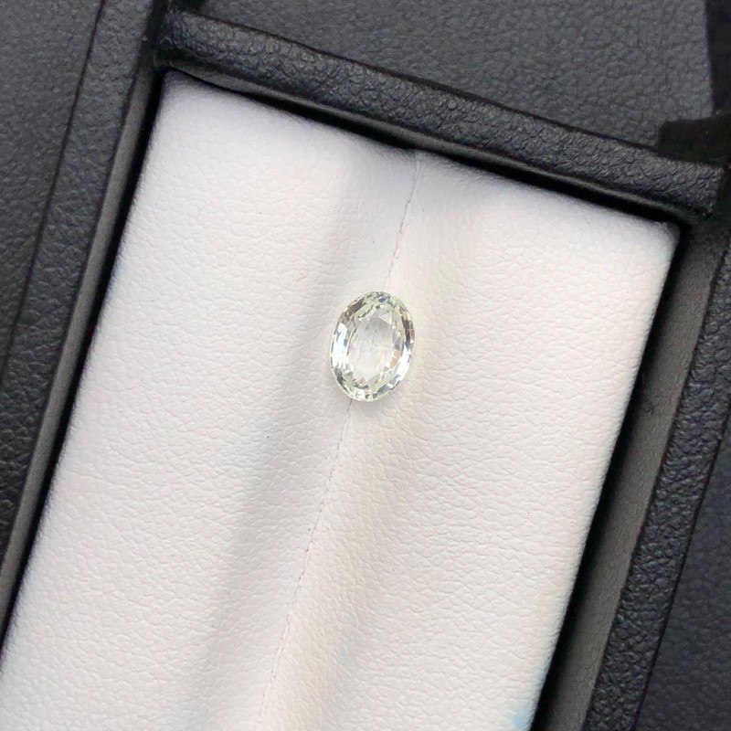 1.10 Ct Natural Milky Sapphire Oval Cut | Sri Lankan Sapphire, Ethical Gemstone gallery